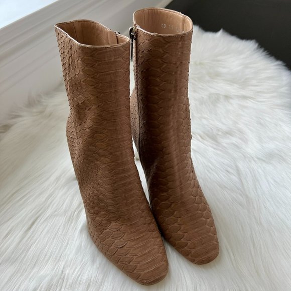 Dior Women's Brown Python Boot Size 38.5 - Picture 3 of 13